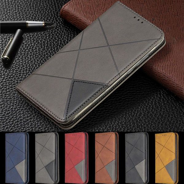 

magnetic leather slim case for oppo a92 a72 a52 a31 a11 a5 2021 a9 a8 find x2 lite neo pro flip stand phone cover cell cases