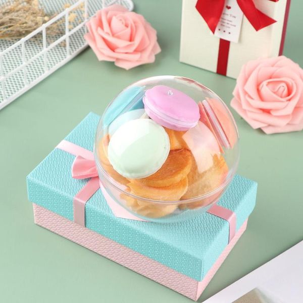 

gift wrap accessories creative sugar box rose flower balloons transparent balls candy packaging plastic round-shaped ball