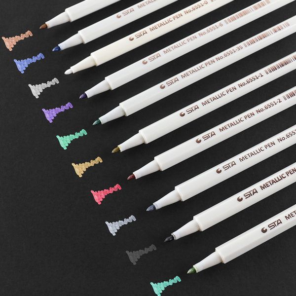

metal stasta pen paint 6551 color 10 marker