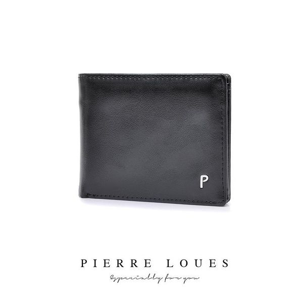 

wallets high-end business men's pu leather wallet, Red;black