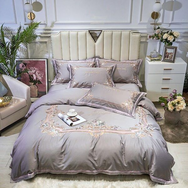 

bedding sets home-2021-1000tc luxury egyptian cotton set king duvet cover and pillow cases