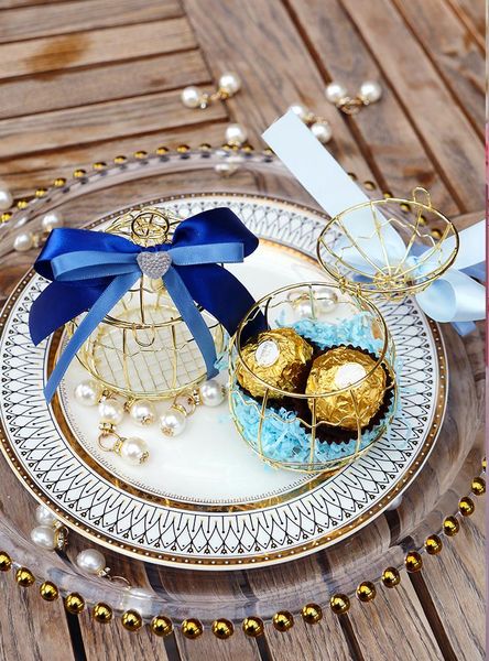 

gift wrap 10pcs creative wedding supplies candy box bells european tin birdcage