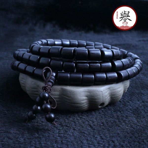 

strands 108 rosary bracelets for men and women, Black