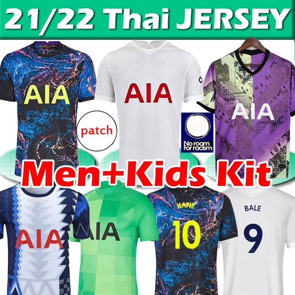 

(with vat) 21/22 dele son lucas soccer jerseys bale kane hojbjerg bergwijn lo celso spurs 2021 2022 men+kids kit home away third football sh, Black;yellow