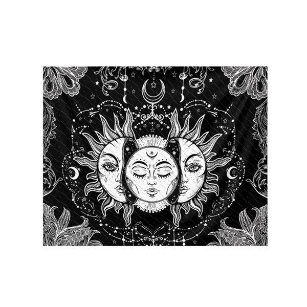 

tapestries face printing tapestry sun and moon bohemian wall hanging lx0d