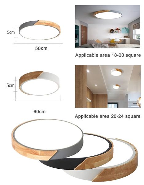 

pendant lamps ultra thin lamp wooden ceiling remote control living room lighting kitchen corridor balcony light led