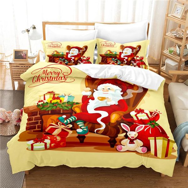 

bedding sets christmas surprise duvet cover set 3d digital printing bed linen fashion design comforter