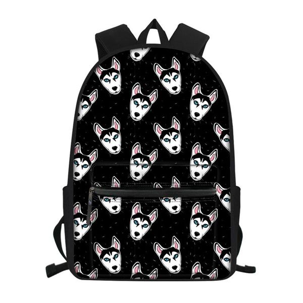 

customzied customized husky backpack for teenage girls boys cute student kids schoolbag cool primary children bookbags mochila school bags