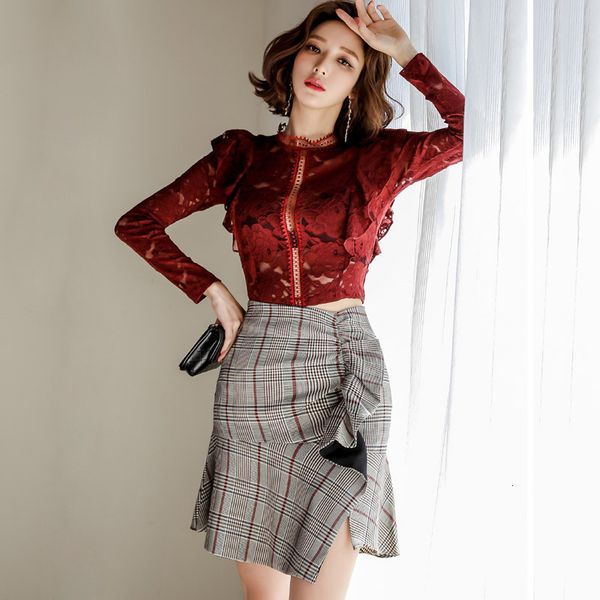 

skirt arrival wild female fashion perspective shirt thin temperament mini trumpet dress outdoors comfortable set, Black