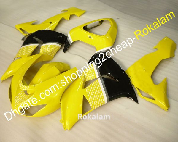 

customized fairing zx-10r 06 07 for kawasaki zx10r 2006-2007 yellow fairings kit (injection molding)