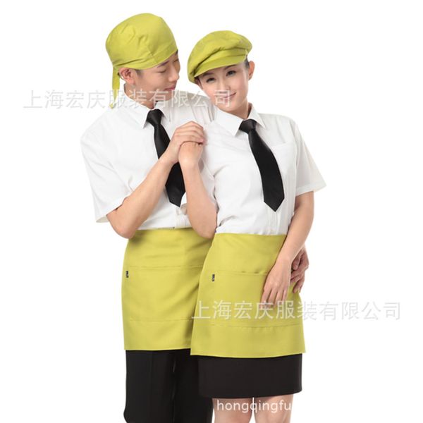 

cotton star el waiters apron chef half milk advertising