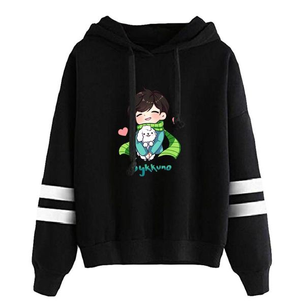 Masculino moletons moletons Sykkuno High Street Hip-Hop Autume Desenhos Animados Impressão Casual Harajuku Estilo Cool Streetwear UNISEX Tops