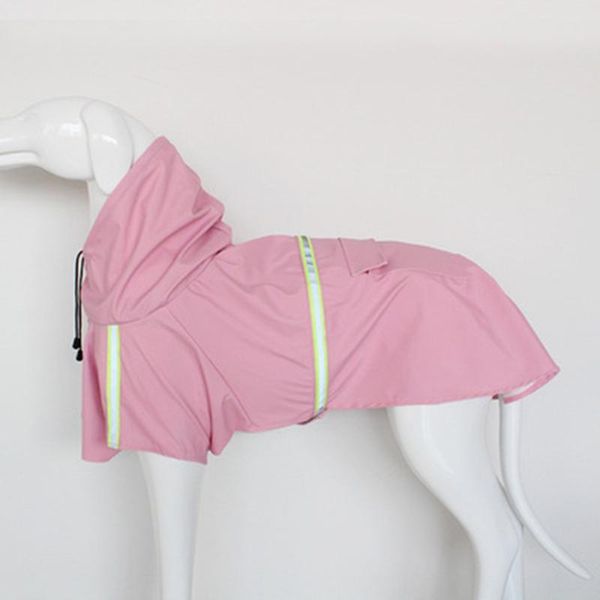 

dog apparel adjustable raincoat waterproof pet rain jacket reflective