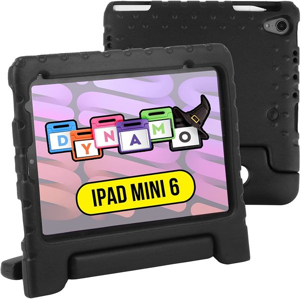 [Nuovo] Custodia ufficiale Cooper Dynamo per bambini per iPad Mini 6 (6a generazione, 2021) | Schiuma robusta, maniglia magica, supporto integrato, caricatore per matite, e-mailer