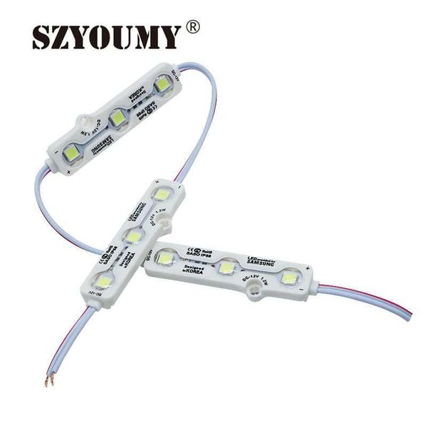 

5 colors 3 leds smd 5054 led module waterproof ip68 hard strip bar light warm / cold white letters 2000pcs modules