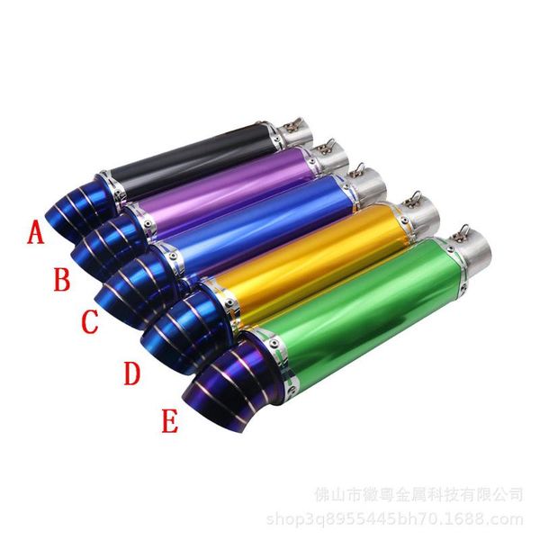 

motorcycle exhaust system off-road modified pipe 51mm muffler color universal applicable yzf crf xr