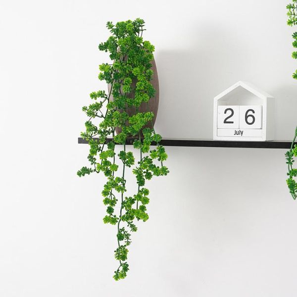 

vine leaf fake plant garland decor plastic green wine racks tv cabinets 1pc decorative flowers & wreaths