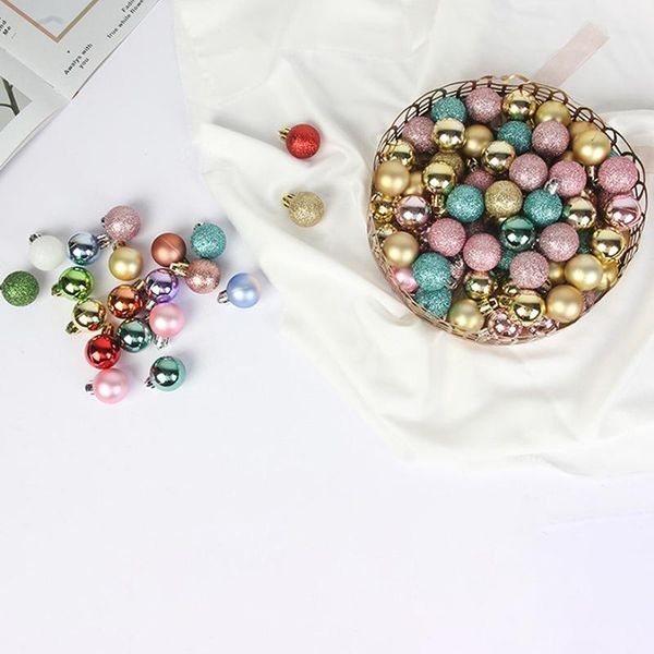 

party decoration 36pcs 3cm christmas tree pendant ball family