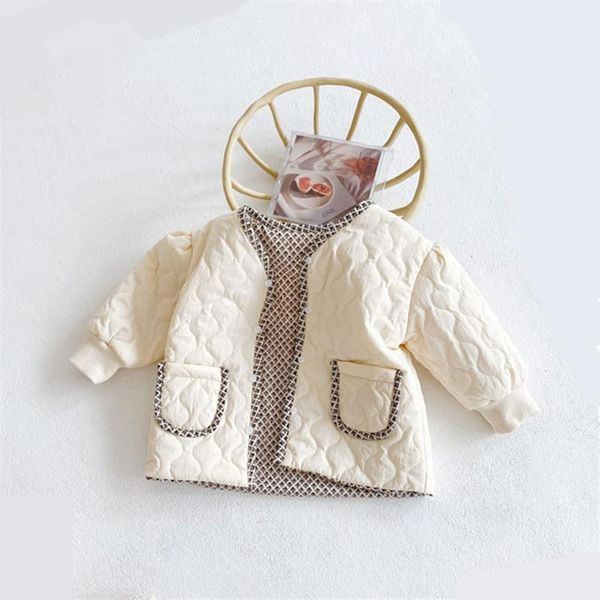 

jackets 2021 winter baby cotton coat thicken warm girl jacket kids cardigan for boys plaid children clothing, Blue;gray