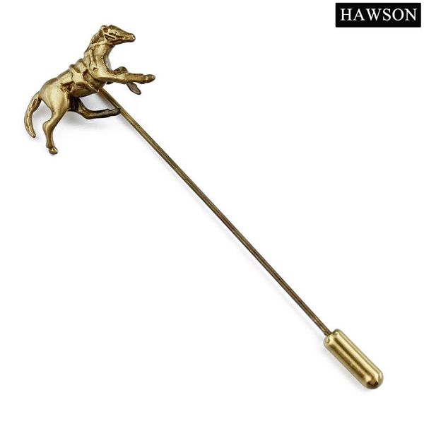 

pins, brooches brass bull shape lapel pin stick mens suit vintage pins kawaii animal brooch jewelry, Gray