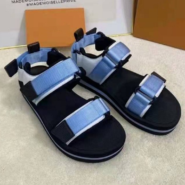 

hook & loop sandals platform clunky roman open round toe velvet summer women's shoes, Black