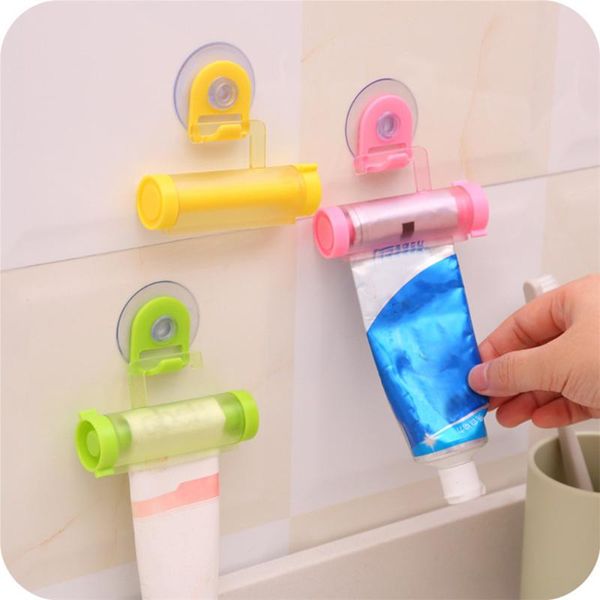 

toothbrush holders 3pcs rolling toothpaste dispenser tube squeezer sucker holder hanger gadget tool bathroom accessories set
