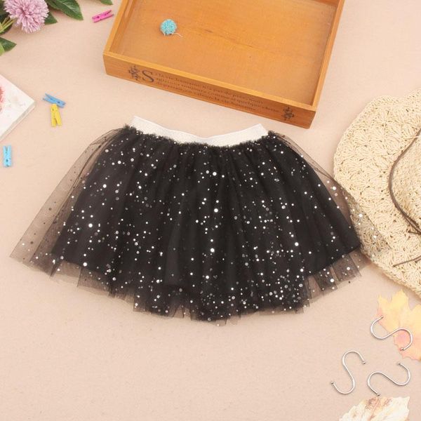 

spring summer skirts for girls clothes sequins mesh children tutu skirt kids saia 2-16y, Blue