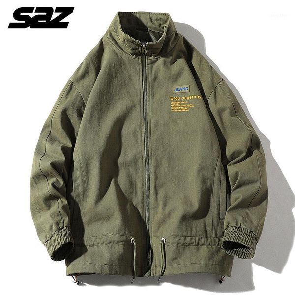 

spring jacket men's street windbreaker zipper thin casual jackets, Black;brown