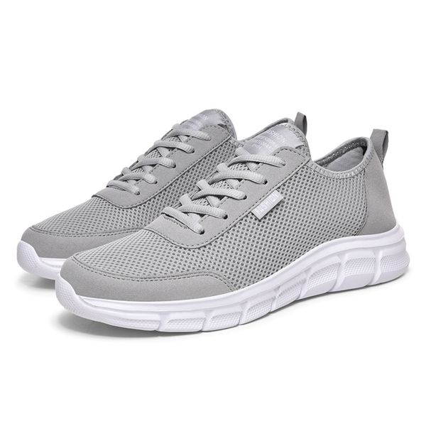 

g1o7 shoes running men comfortable casual deep breathablesolid grey beige women accessories good quality sport summer fashion walking shoe 1