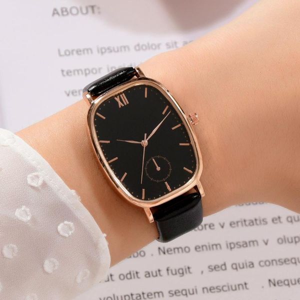 

wristwatches women sports watches ladies watch genuine leather creative montre femme 2021 relogio feminino woman wrist, Slivery;brown