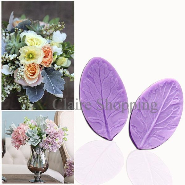 

baking moulds yueyue sugarcraft 2 pc est leaf design silicone cake mold fondant decorating tools chocolate gumpaste