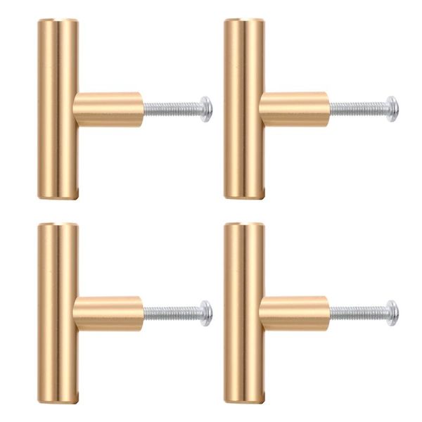 

handles & pulls 4pcs single hole drawer cabinets knobs cupboard wardrobe door handle bar