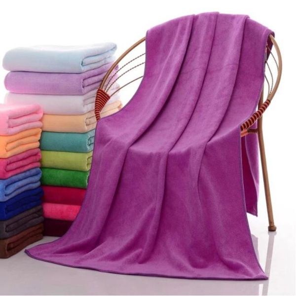 

towel 11 color fashion soft microfibre beach bath swim washcloth lightweight large sports travel accessories