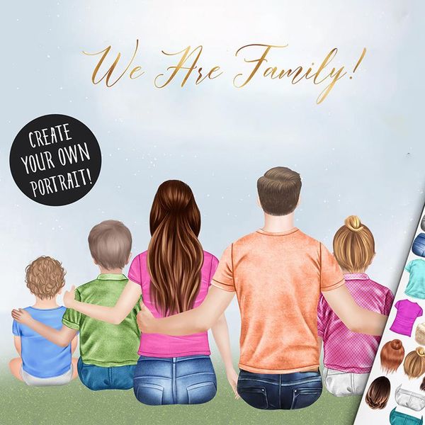 

Personalized Family Mug Coffee Cups Gift For Dog Cat Lover Friend DIY Choose Hair Skin Clothes Magic Mugs 11oz R2041