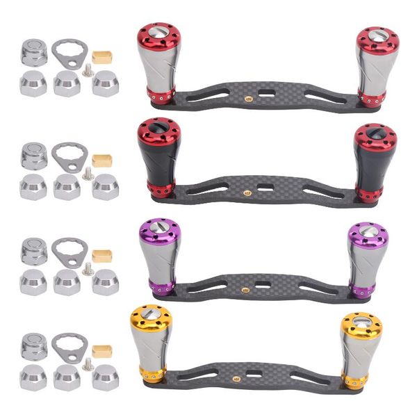 

baitcasting reels carbon fiber fishing reel rocking handle grip 85/95mm wheel knob for modify rocker arm parts