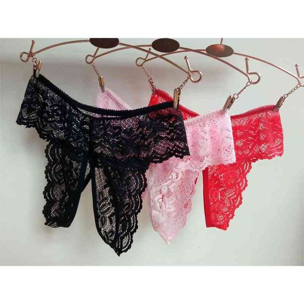 

lace underwear large size underwear 4xl open crotch t-shirt 1002, Black;white