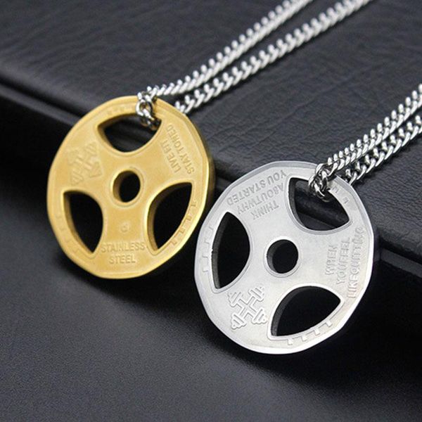 

pendant necklaces men necklace jewelry the neck male accessories stainless steel chain fashion hip hop gold fitness, Silver