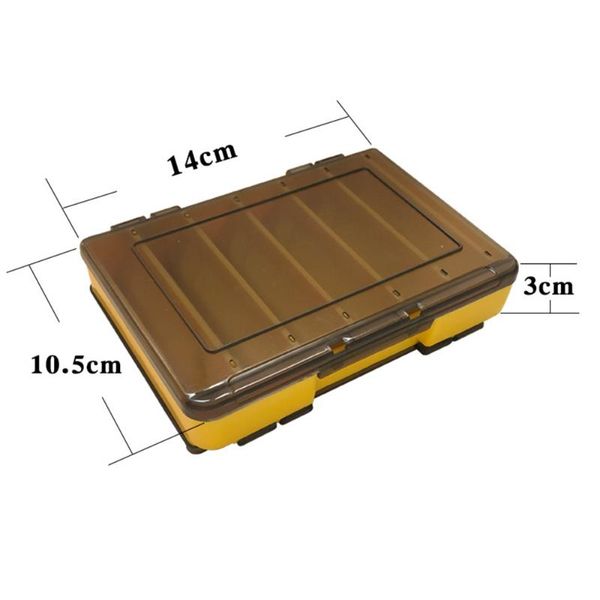 

fishing accessories tackle box double side lure bait storage case containers for hooks terminal accessory