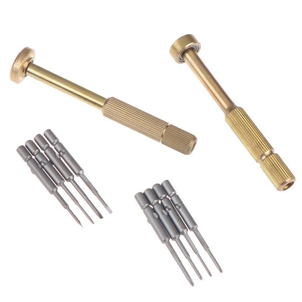 

1/4pcs copper handle glasses screwdrivers opening repair screw driver disassemble hand screwdriver tool tools