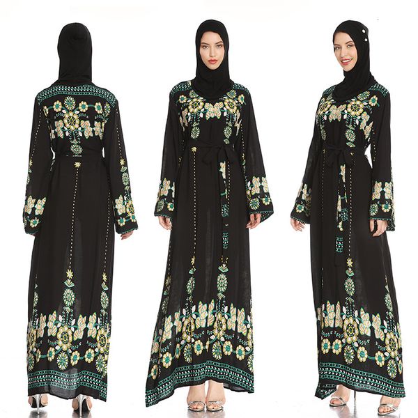 

casual dresses eid muslim caftan dress dubai abaya kimono turkey abayas for women moroccan kaftan african islamic clothing de moda, Black;gray
