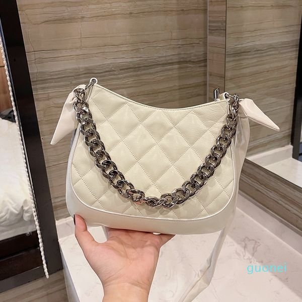 

2021 -quality letter logo sheepskin underarm bag luxury designer handbags 2021 ladies wallet leather small fragrance chain