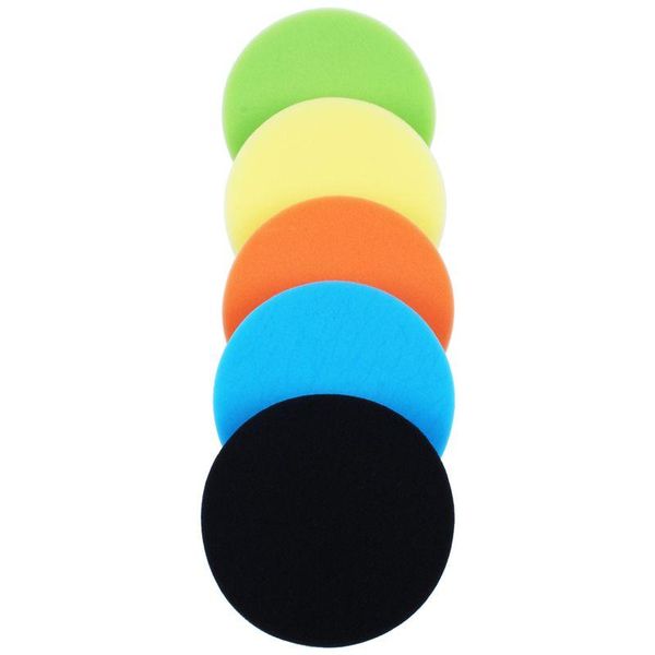 

car sponge 5pcs 6 inch (150mm) flat buff buffing pad polishing kit polisher