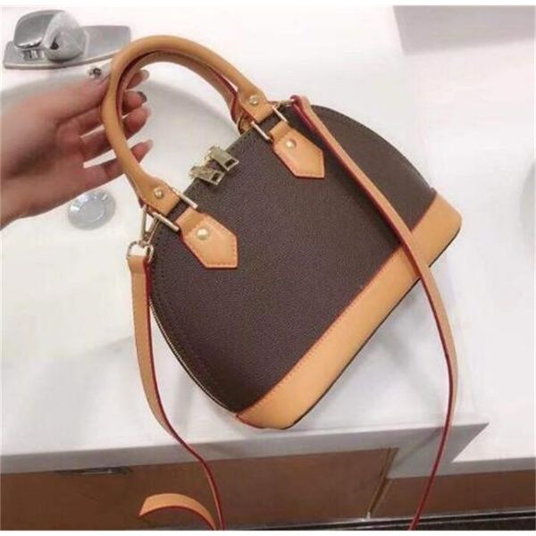 

design handbag 2021 new fashionable women's real leather handbags alma bag 6o6l
