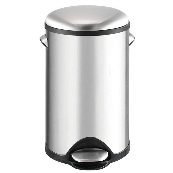 

waste bins red trash can round foot pedal kitchen garbage eco-friendly recycling basurero cocina cleaning tools eh50wb