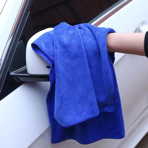 

towel 3pcs 40x40/60cm car wash microfiber cleaning drying cloth hemming care detailing