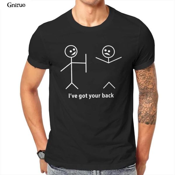 

men's t-shirts funny got your back friendship sarcastic couples men/women wholesale graphic clothing 194338, White;black