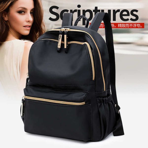 

2022 spring autumn new style women's bag backpack fashion simple versatile oxford cloth women's bag y16