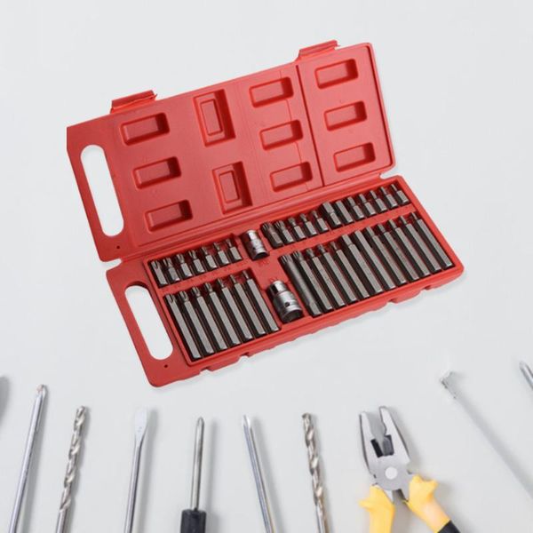 

screwdriver tip holder hand tool 40pcs sleeve bit torx hex spline household electric head tools