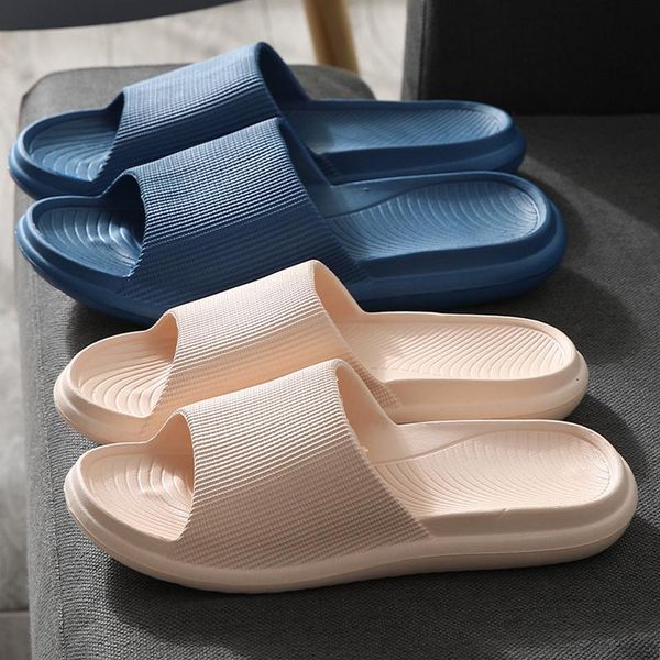 

women platform slippers female summer home household male indoor non-slip bathroom general couple shoes, Black