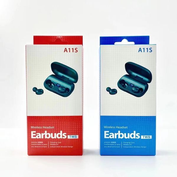 Earbuds Bluetooth Наушники A11s TWS Беспроводные наушники в ухо Pro Hifi гарнитура наушников спортивные наушники